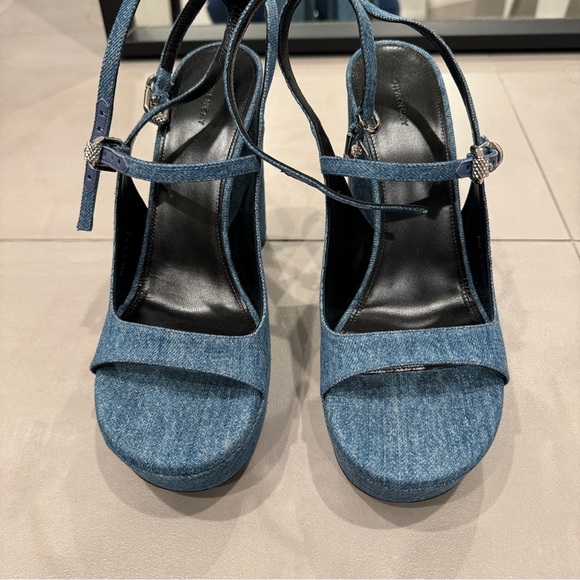 BNIB Givenchy Voyou Platform Denim Sandals - 39 - Picture 13 of 13